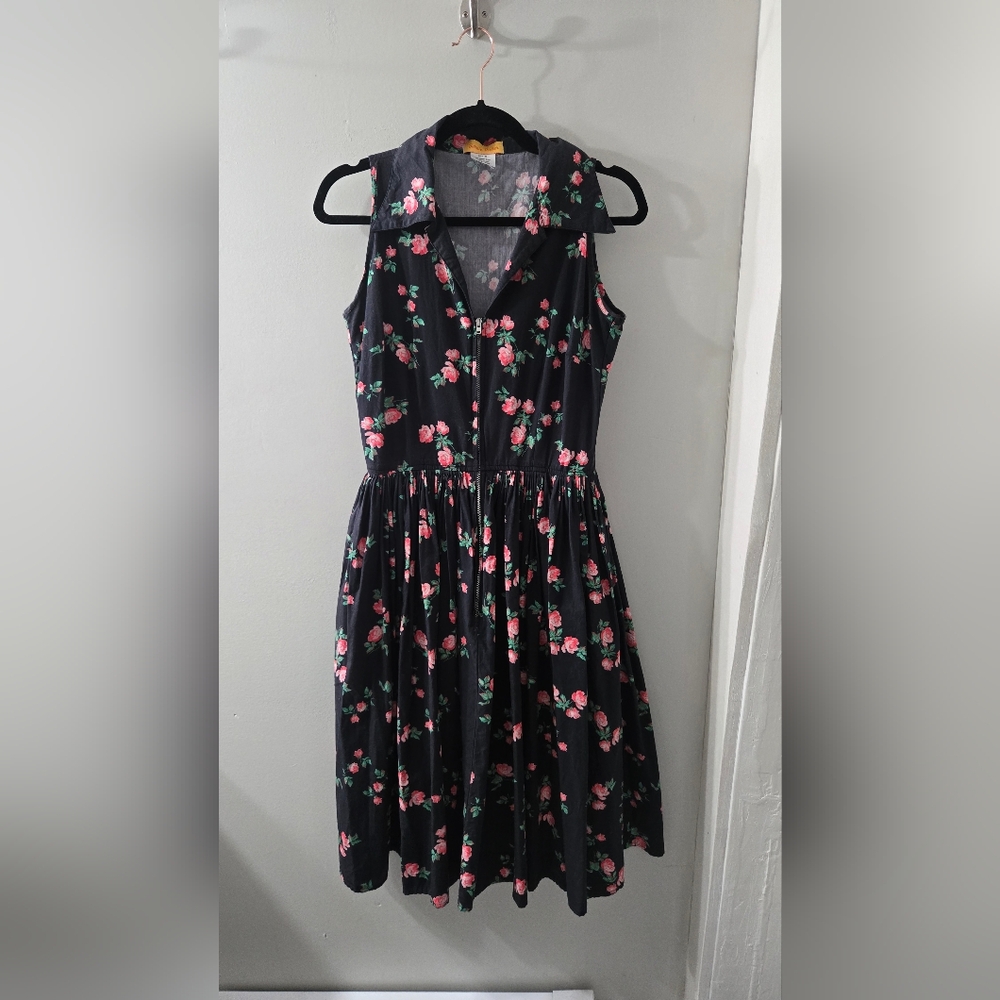 Bernie Dexter Black Floral Dress